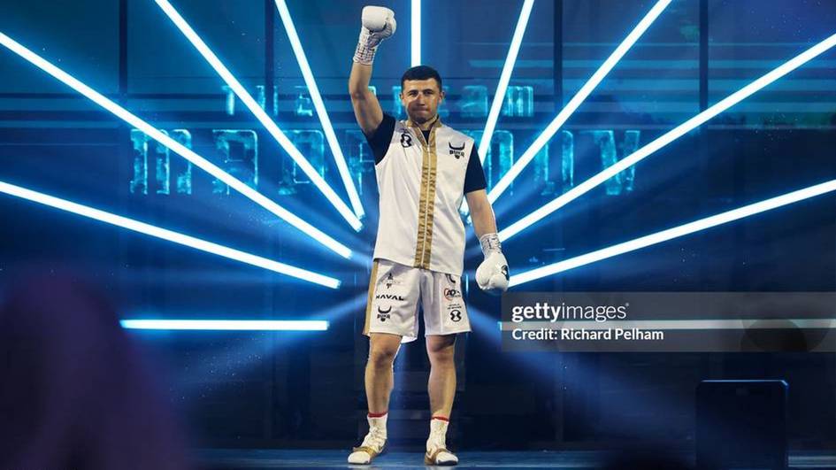 Uzbekistan's boxer Israil Madrimov defeats Luis David Salazar in Las Vegas